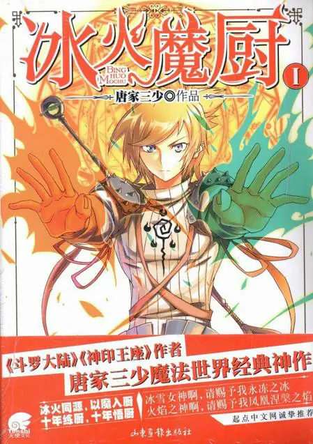 《冰火魔厨》唐家三少创作，东方奇幻类网络小说